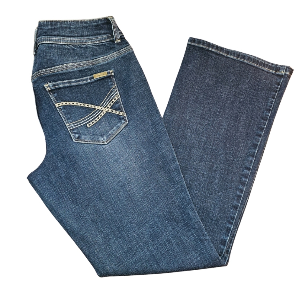 Chico's So Slimming Bootcut Jeans Dark Wash Size 0 Short (US 4P)